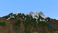 A mountain biome in Minecraft: Bedrock Edition (Image via Minecraft.net)